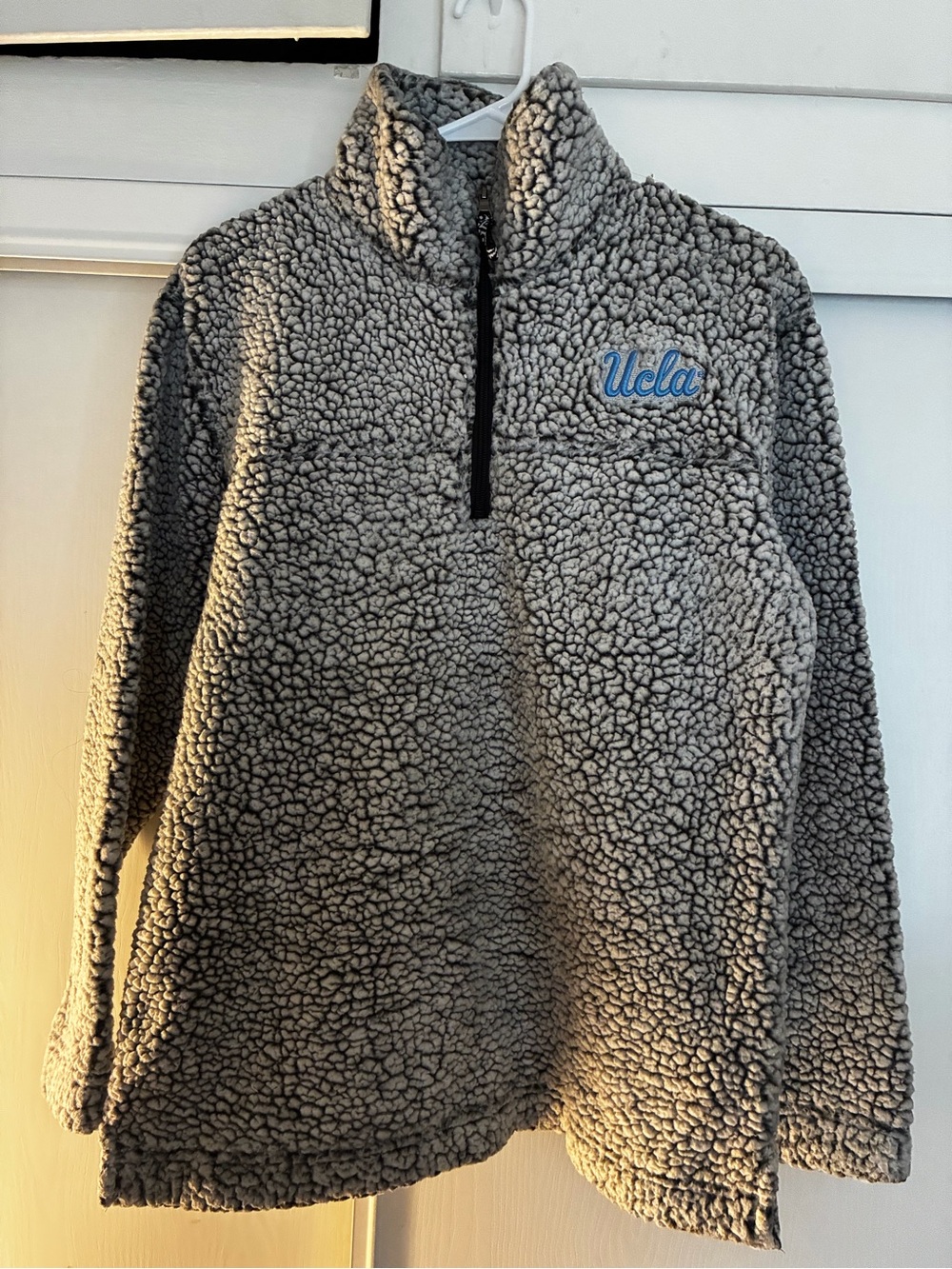 boxercraft Gray Sherpa Lined Pullover
